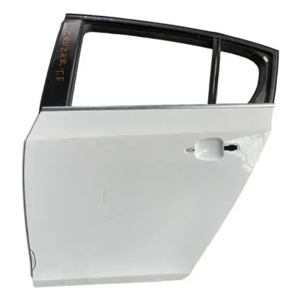 Porta Traseira Esquerda Cruze Hatch 2013 A 2016 (avaria) Traseira Esquerda Branco