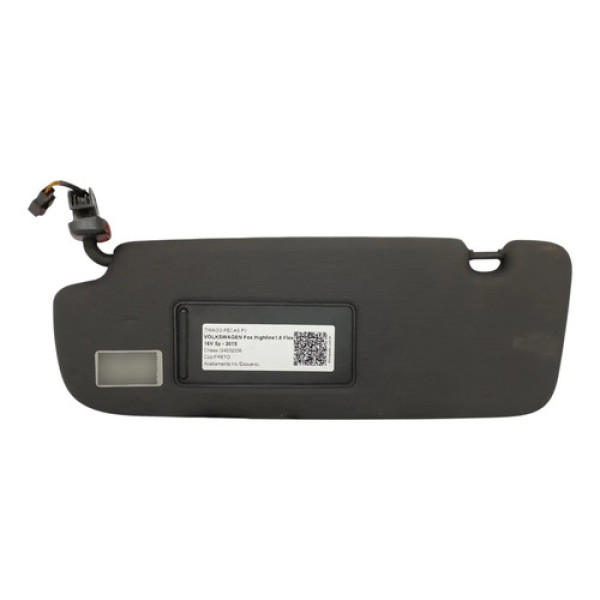 Quebra Sol Esquerdo Fox Crossfox Spacefox 2010 A 2021 Preto