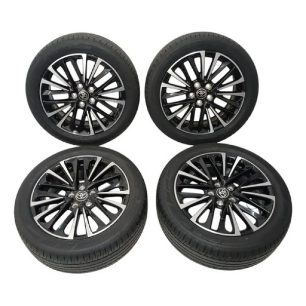 Jogo Rodas Com Pneus 225/50 R 18 Corolla Cross 2025 2026/.. Prateado