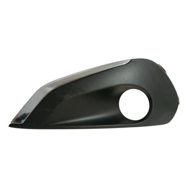 Grade Moldura Milha Esquerdo Peugeot 208 2017 A 2020 Preto Esquerdo
