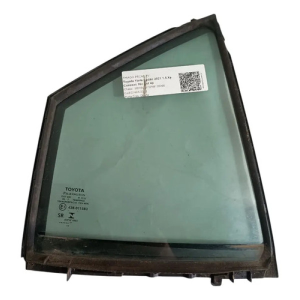 Vidro Porta Traseira Direita (fixo) Yaris Sedan 2019/