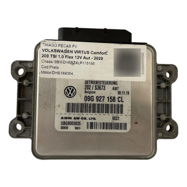 Modulo Cambio Polo Virtus T-cross Nivus 09g927158cl