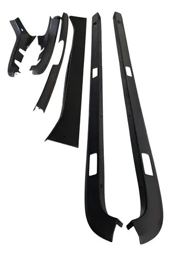Kit Moldura Caçamba Saveiro G7 G8 Robust 2017/  Preto