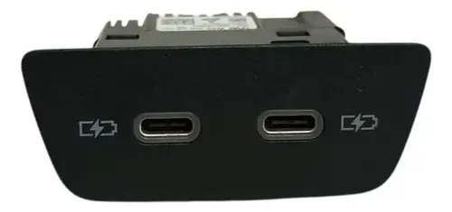 Usb Entrada Dupla Tipo C Vw Polo Tcross Nivus Virtus 2022/ 