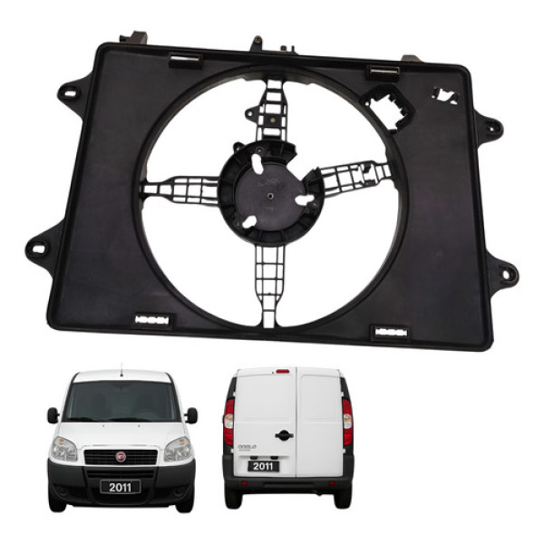 Defletor Ventoinha Radiador Fiat Doblo Cargo 1.4 2011 2012