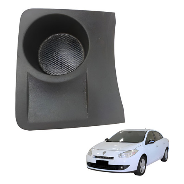 Porta Copos Renault Fluence 2011 2016 2.0 Aut Preto