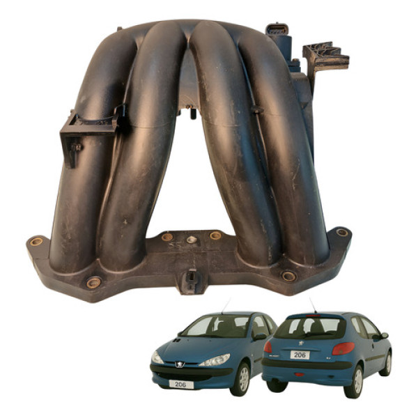 Coletor Admissão Peugeot 206 1.6 8v 2000 9629740680