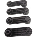 Kit Manivela Abertura Vidro Chevrolet Celta 2008 2012 Preto