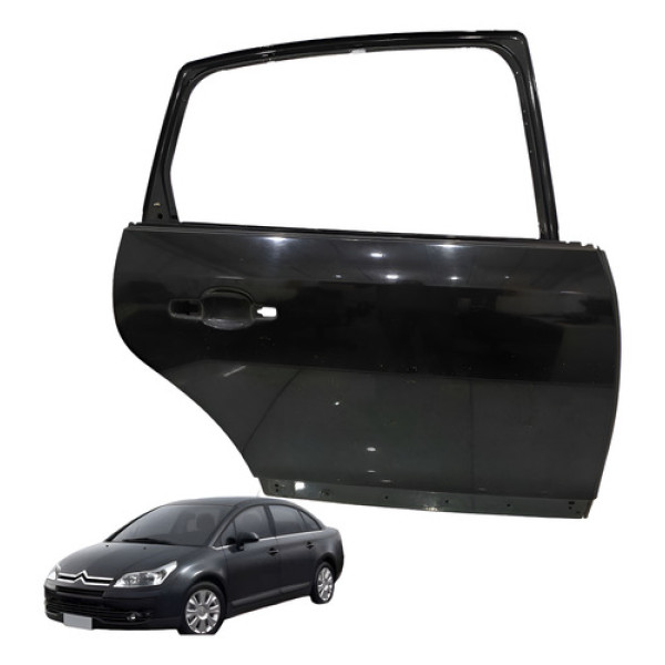 Porta Traseira Direita Citroen C4 Pallas 2009 2.0 Aut Direito Preto