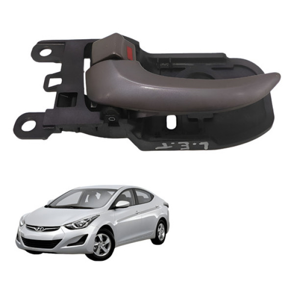 Maçaneta Interna Traseira Le Hyundai Elantra 2012 2014 Traseira