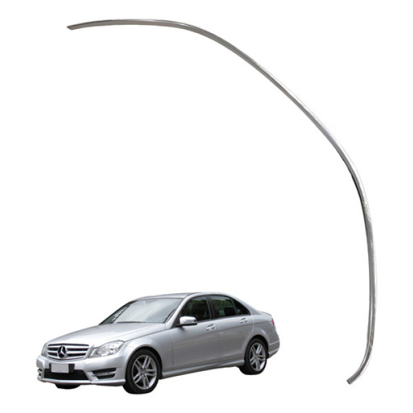 Friso Coluna Lateral Direita Mercedes C180 1.6 Turbo 2014 Cinza