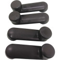 Kit Manivela Abertura Vidro Chevrolet Celta 2008 2012 Preto