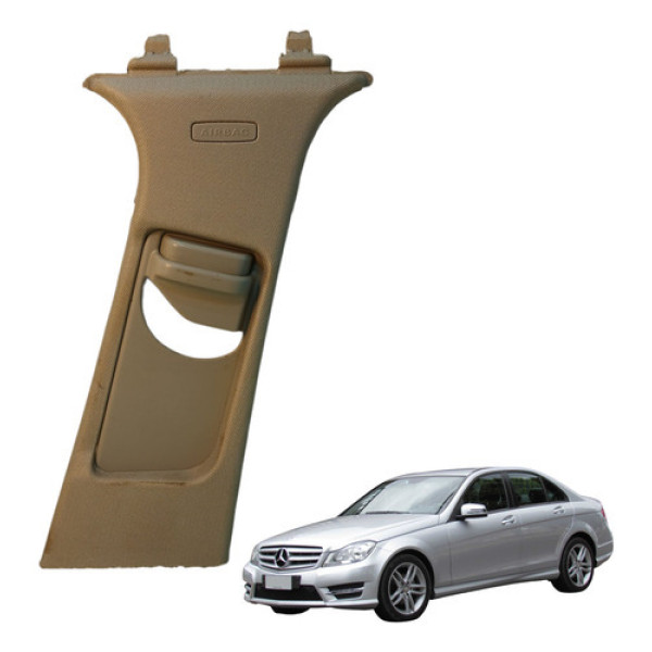 Moldura Coluna Central Direita Mercedes C180 2013 2014