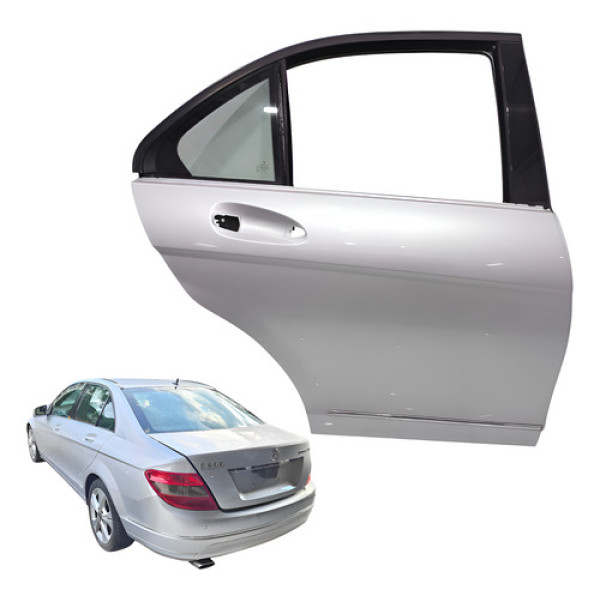 Porta Traseira Direita C200 Kompressor 1.8 2009  Direito Prata