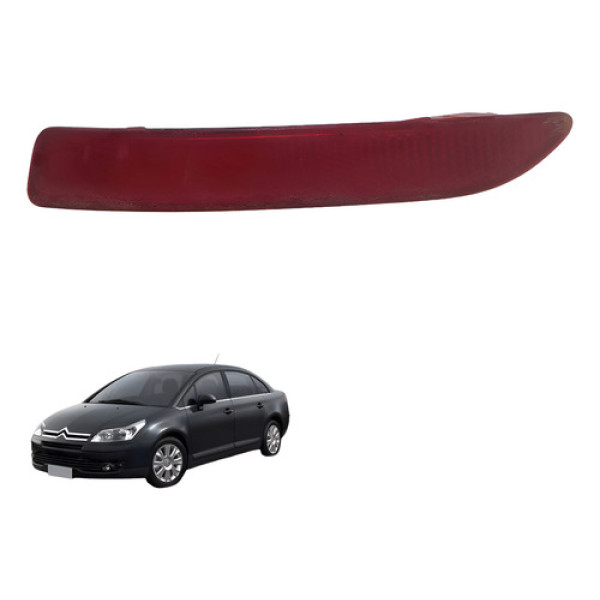 Refletor Olho Gato Traseiro Ld Citroen C4 Pallas 2009 Vermelho