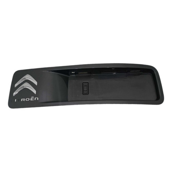 Moldura Placa Traseira Citroen Aircross M Live 1.5 2017 Cinza-escuro