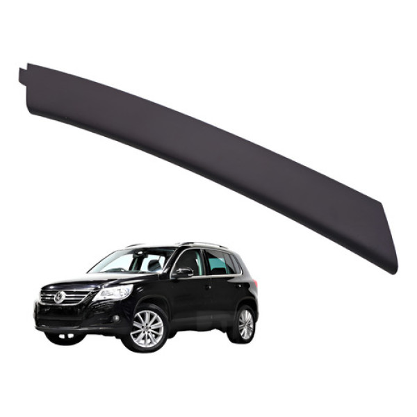 Puxador Forro Porta Traseiro Esquerdo Tiguan 2.0 Tsi 2010 Preto