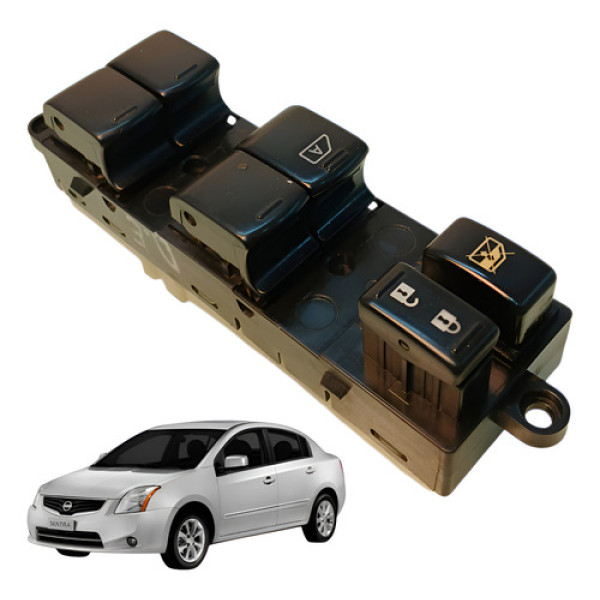 Comando Vidro Eletrico Dianteiro Esquerdo Nissan Sentra 2012
