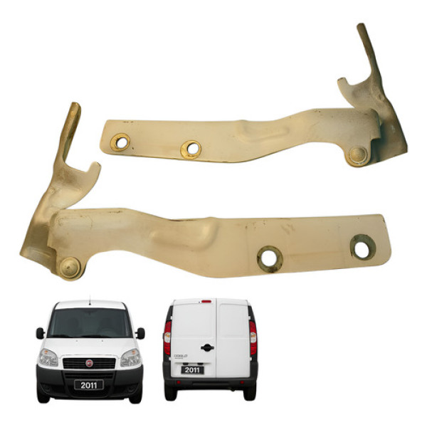 Dobradiça Braço Capo Par Fiat Doblo Cargo 1.4 2011 2012