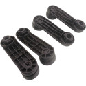 Kit Manivela Abertura Vidro Chevrolet Celta 2008 2012 Preto