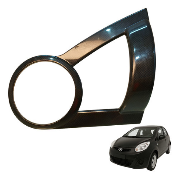 Moldura Maçaneta Interna Traseira Esquerda Jac J2 2014 Preto