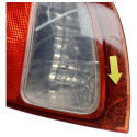 Lanterna Traseira Direita Chevrolet Celta 2001 2003 Direito/passageiro Vermelho