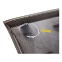 Friso Porta Traseira Esquerda Chevrolet Captiva 2009 2010 Cinza
