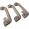  Alça Teto Pega Mao Kit Chery Tiggo 5x 2021 2024 Cinza