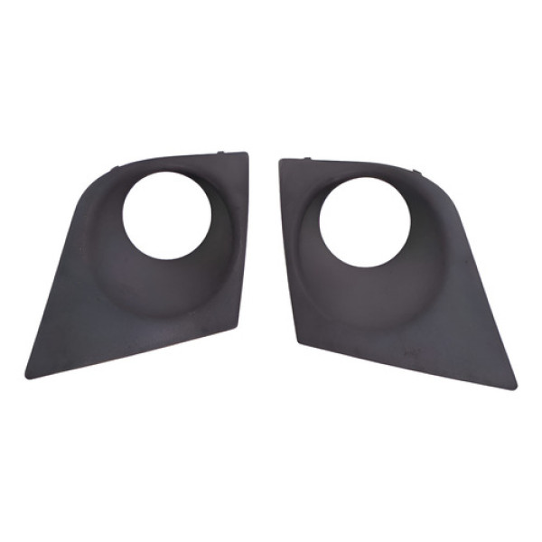 Par Grade Farol Milha Tiida 2008 2012 Preto Ambos Lados