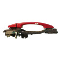 Maçaneta Externa Traseira Esquerda Gm Agile 2012 2013 2014 Vermelho Dianteira