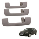 Alça Teto Pega Mão Kit Gm Omega Cd 3.6 2008 2009 2010 Preto