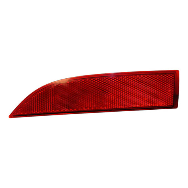 Refletor Olho Gato Esquerdo Sandero 2014 2015 2016 2017 Vermelho