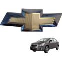 Emblema Dianteiro Grade Chevrolet Cobalt 1.8 Ltz 2013 2014 Dourado-escuro