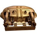Macaneta Externa Traseira Direita Chevrolet Meriva 2006 2009 Prateado