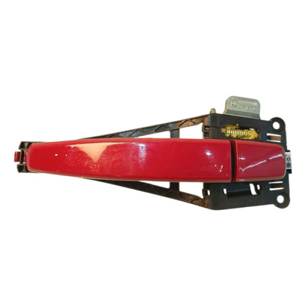 Maçaneta Externa Traseira Esquerda Gm Agile 2012 2013 2014 Vermelho Dianteira