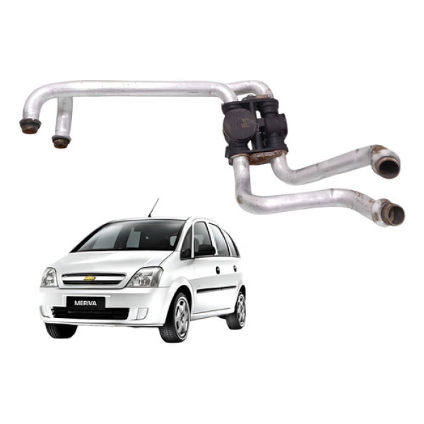 Cano Duplo Ar Quente Meriva Joy 1.8 2007