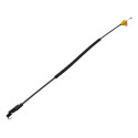 Cabo Fechadura Porta Traseira Direita Cobalt 1.8 2013 2014 Preto