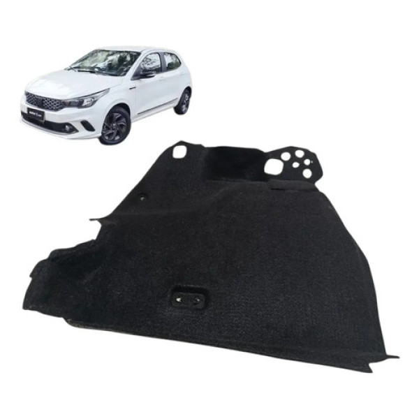 Forro Carpete Porta Malas Fiat Argo 2017 2018/ 2024 Esquerda