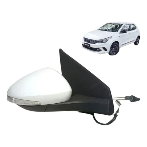 Retrovisor Manual C/ Pisca Fiat Argo 2018 2019 /2025 Direito