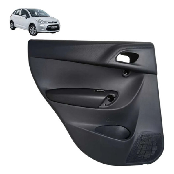Forro Porte Citroën C3 2014 2015 2016 2017 Traseira Esquerda