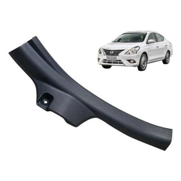 Soleira Interna Nissan Versa 2013 / 2016 Traseira Esquerda Preto