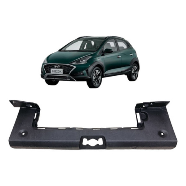 Acabamento Soleira Porta Malas Hyundai Hb20 Hb20x 2020 2022 Preto