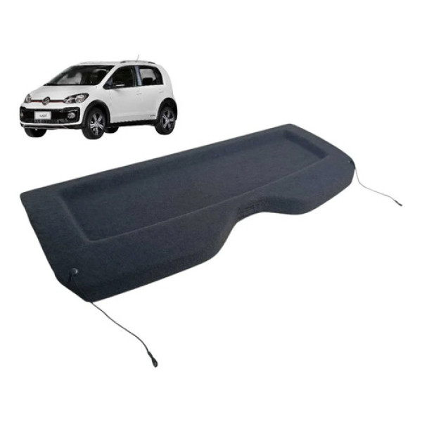 Tampão Bagagito Porta Malas Vw Up Tsi 2015 2016 2017 2020 Cinza-escuro