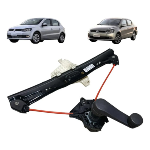 Máquina Vidro Manual Gol Voyage 2012 2015 Traseira Esquerda
