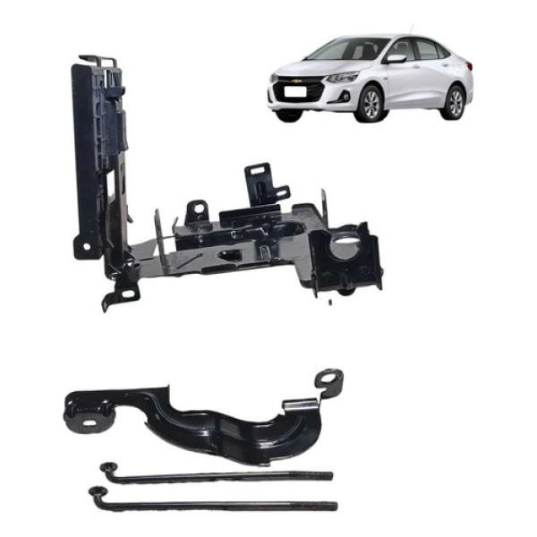 Suporte Bateria Onix Plus 1.0 Turbo 2020 2021 2022 2023 2024 Preto