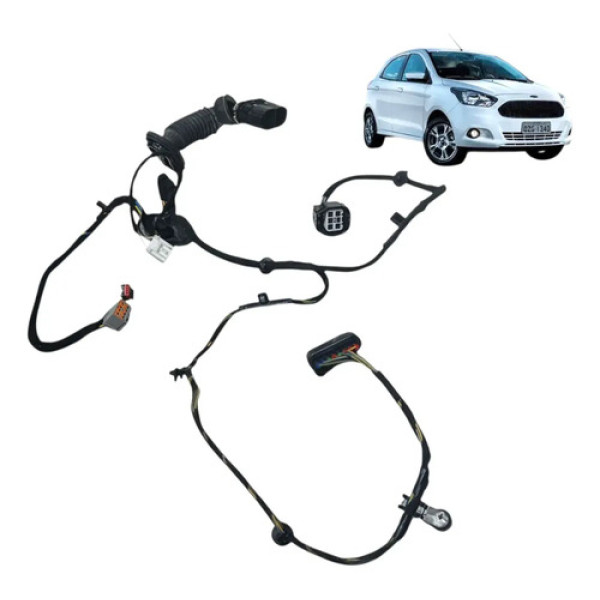 Chicote Porta Ford Ka 2014 2015 / 2018 Dianteira Esquerda