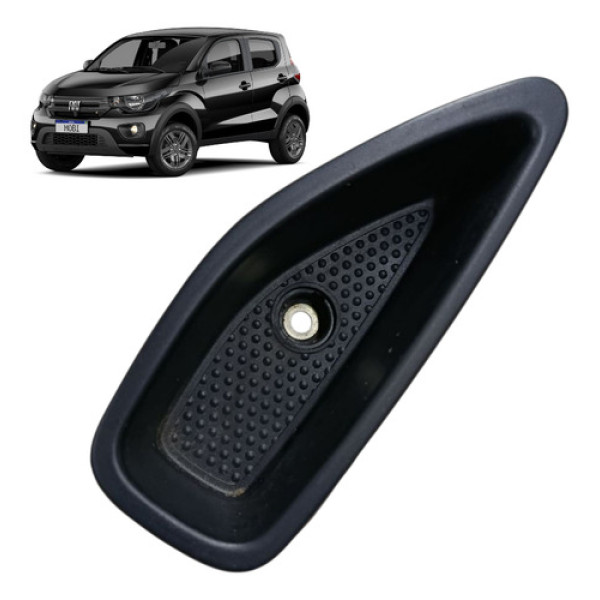 Puxador Porta Objetos Fiat Mobi 2017 /20 Porta Tras. Direita Preto