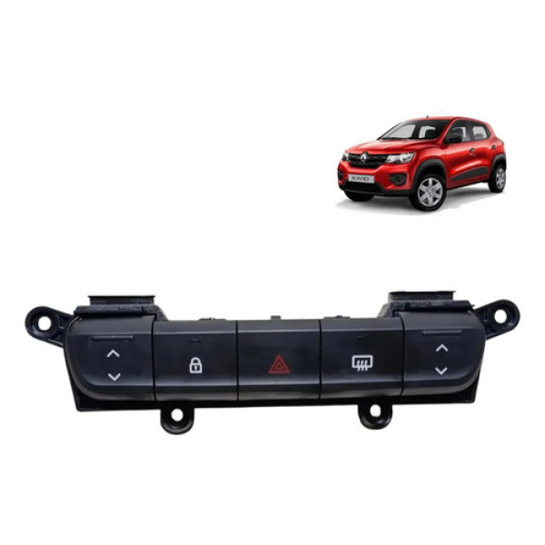 Botão Vidro Elétrico Pisca Alerta Trava Kwid 2018 2019 2023