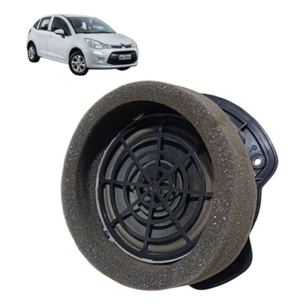 Alto Falante Porta Citroën C3 2013 2015 Traseira Direita Preto