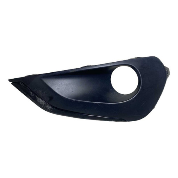 Moldura Farol Milha Peugeot 208 2015 2016 2018 2019 Direito Preto Direito